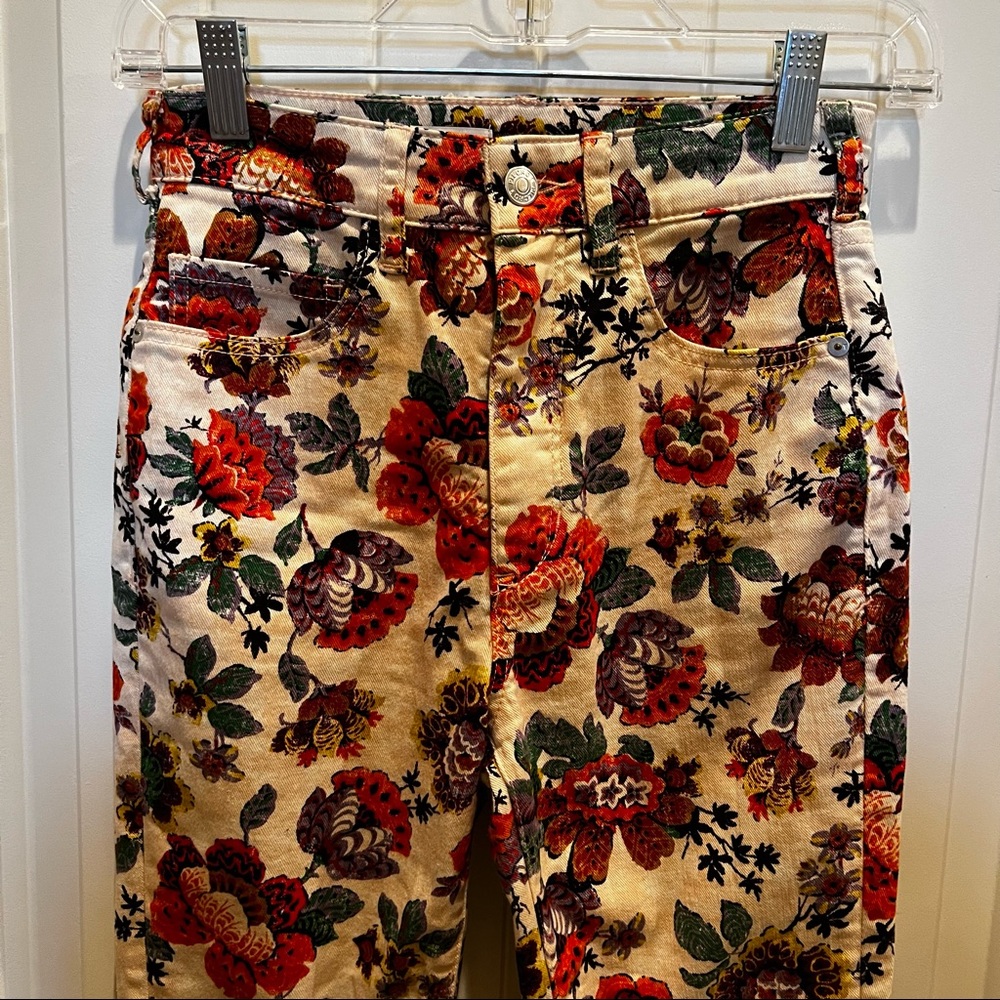 Anthropology, Pilcro The Cigarette Slim Straight Jeans Floral - Picture 14 of 16